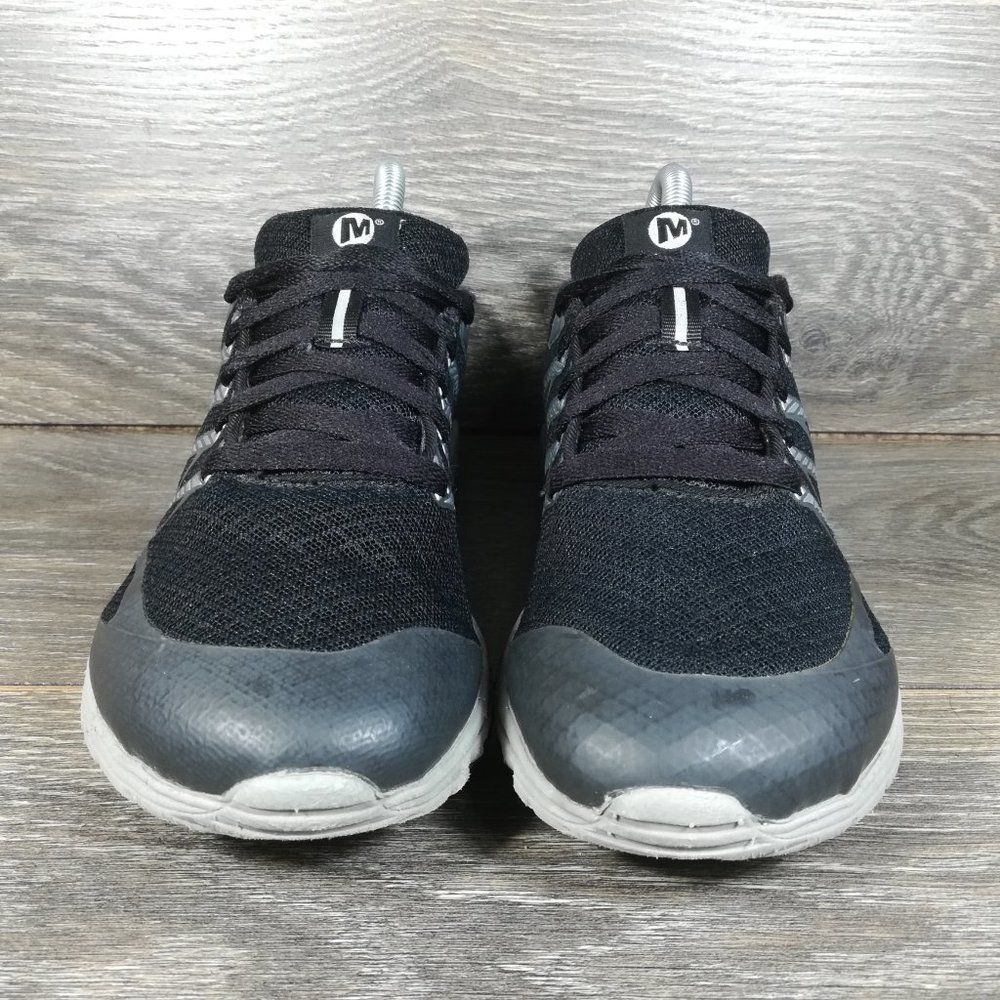 Merrell Bare Access Ultra Black Silver Running Shoes (J559582) Women's 8.5 - Picture 2 of 8